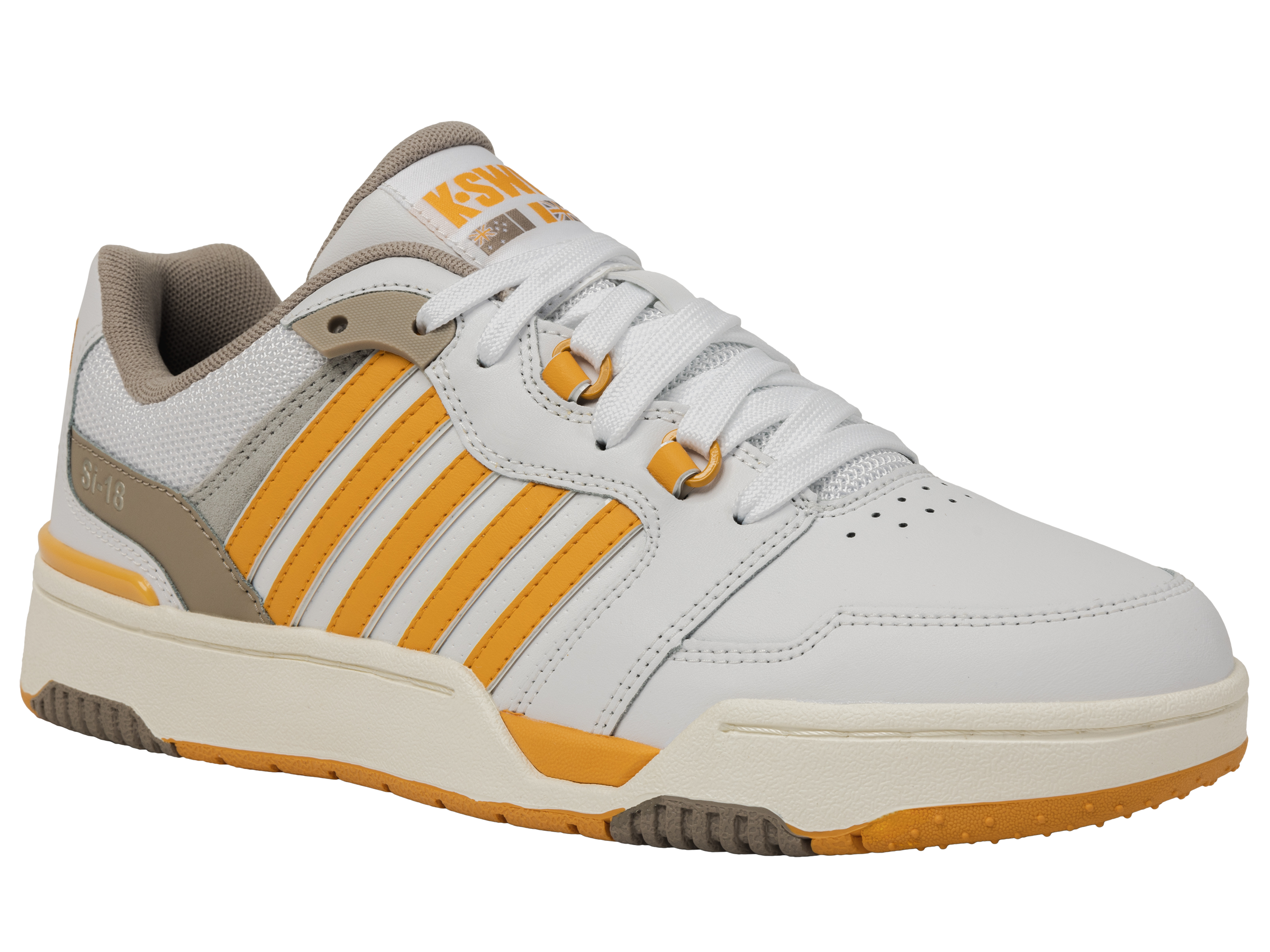 08531-124-M | SI-18 RIVAL | WHITE/TAUPE/JURASSIC GOLD/SNOW WHITE