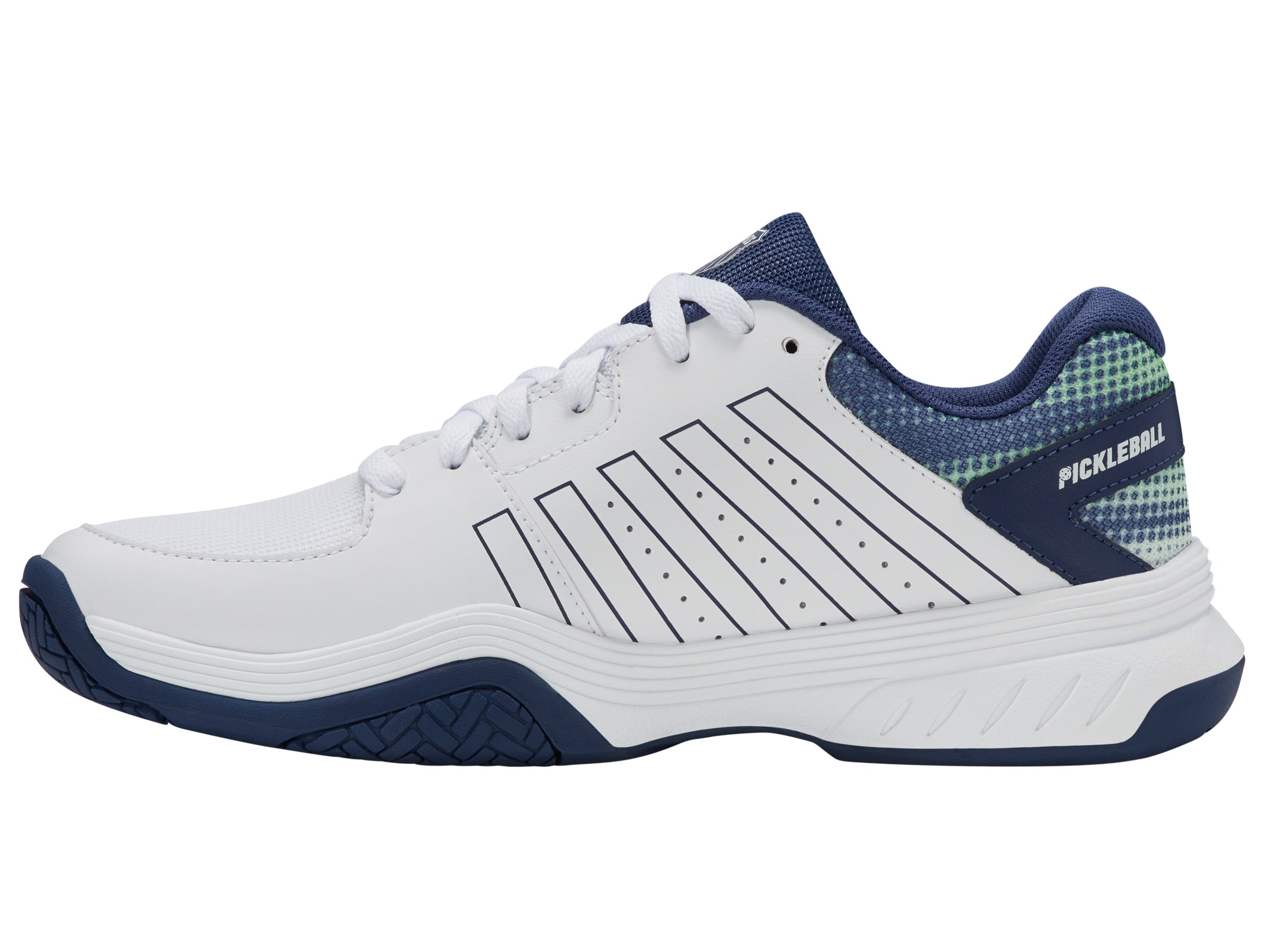 08552-185-M | COURT EXPRESS PICKLEBALL | WHITE/OCEANA/PATINA GREEN