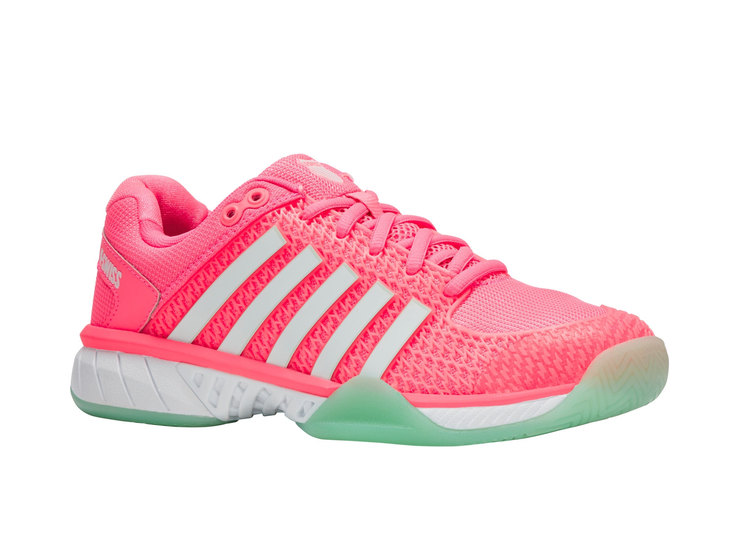96563-649-M | EXPRESS LIGHT PICKLEBALL | NEON PASTEL PINK/NEON MINT/WHITE
