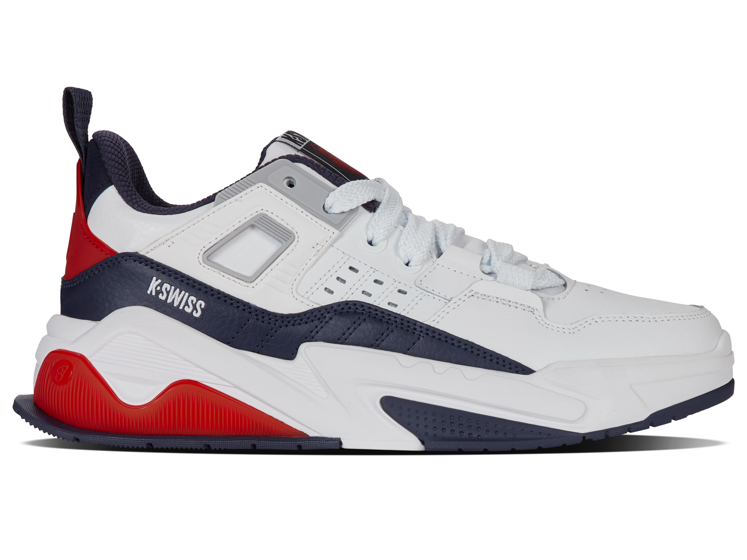 04077-130-M | TECHNA TRAINER | WHITE/NAVY/RED