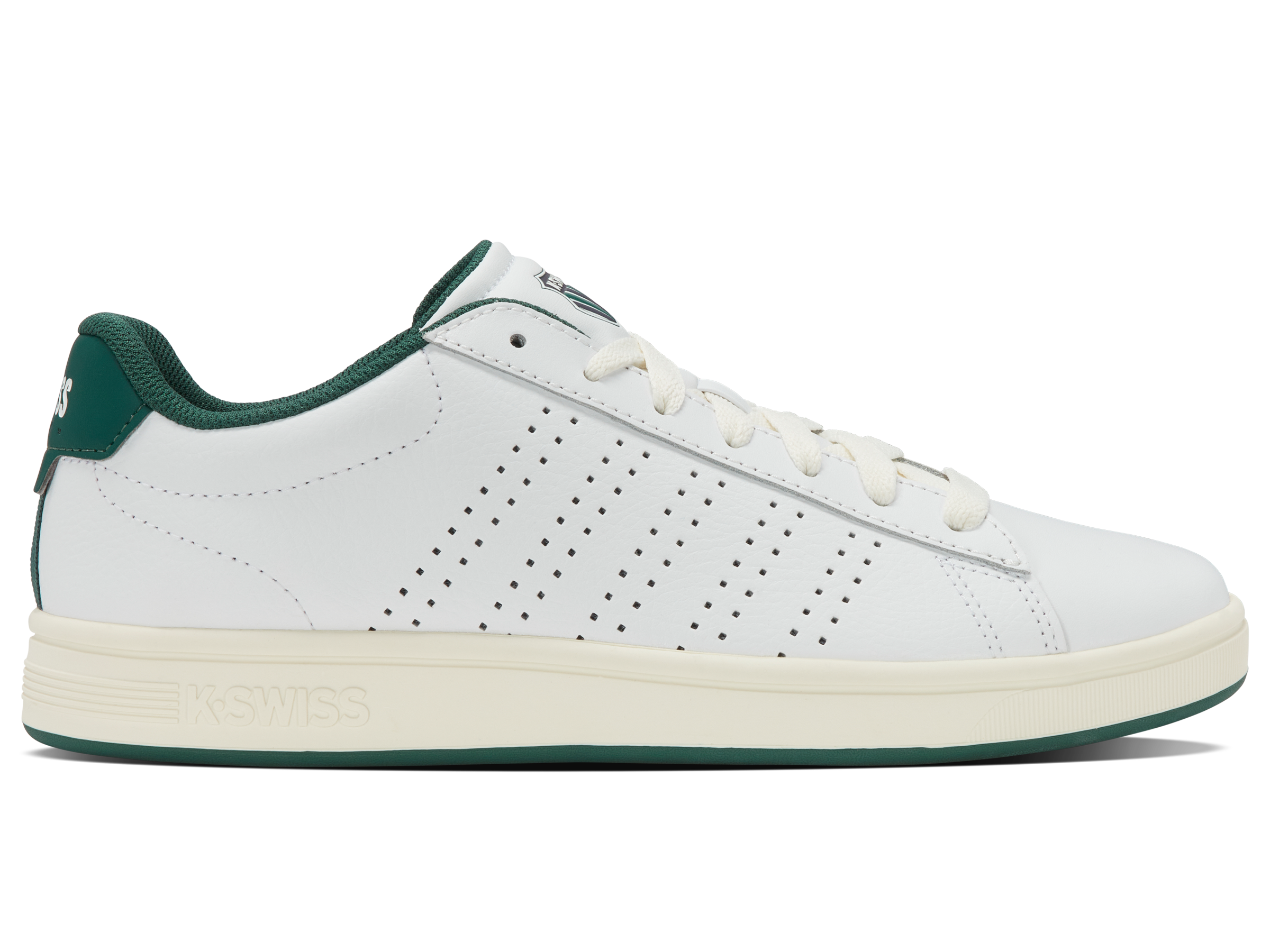 04411-108-M | COURT BASE II | WHITE/POSY GREEN