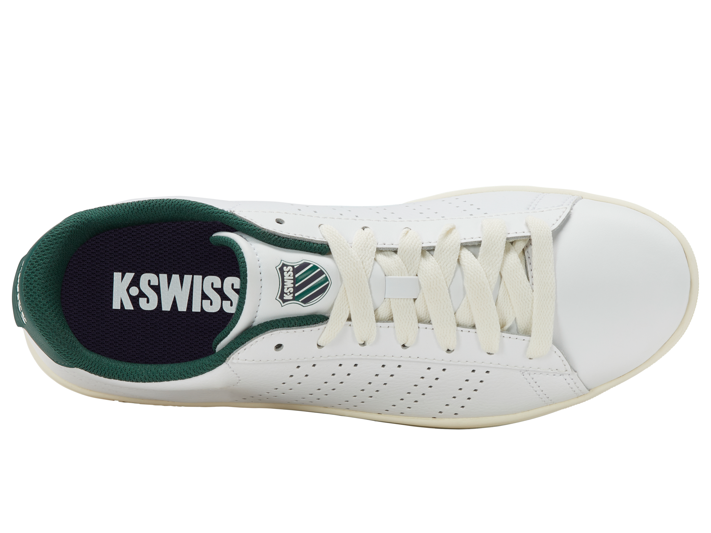 04411-108-M | COURT BASE II | WHITE/POSY GREEN