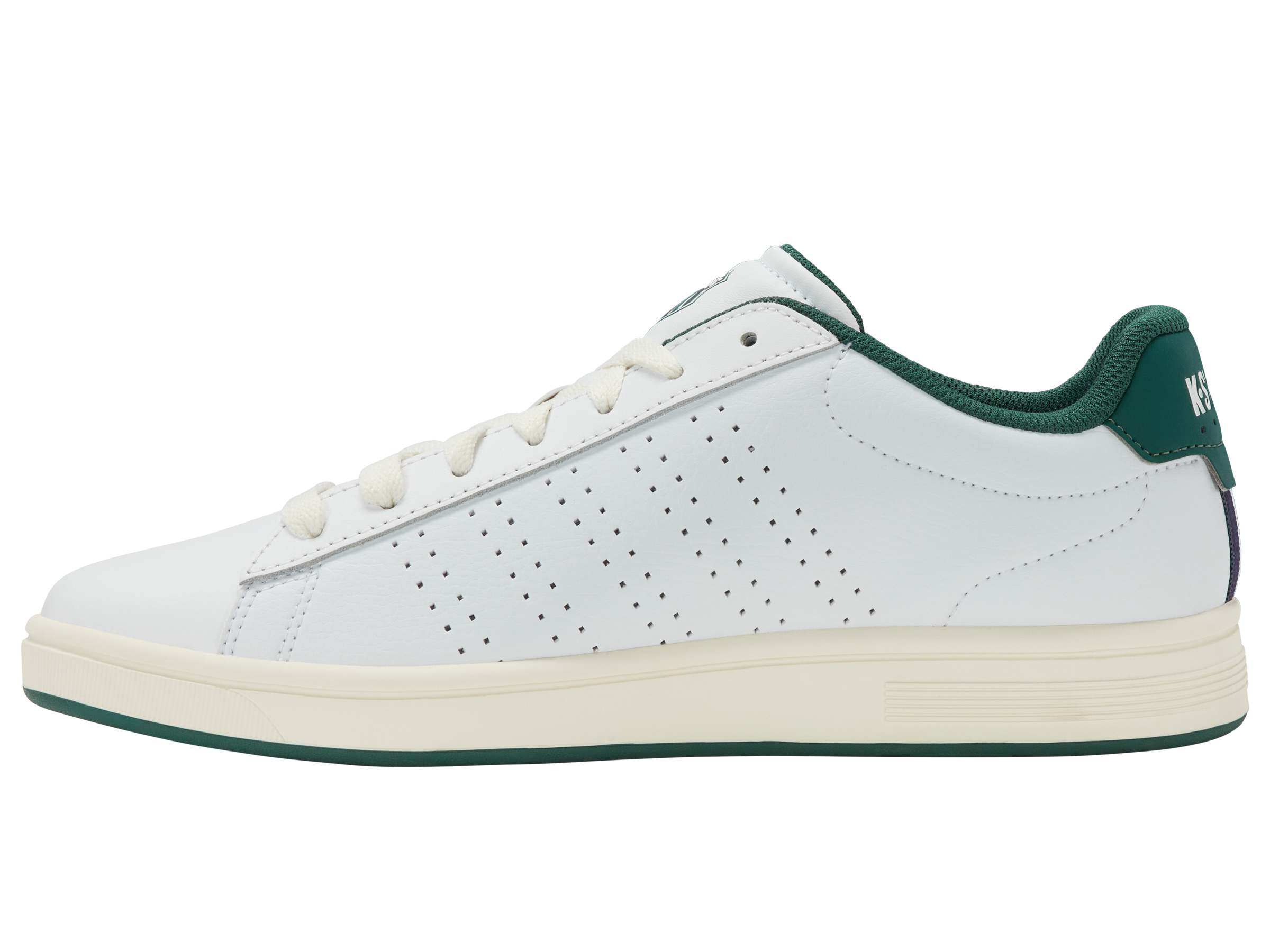 04411-108-M | COURT BASE II | WHITE/POSY GREEN