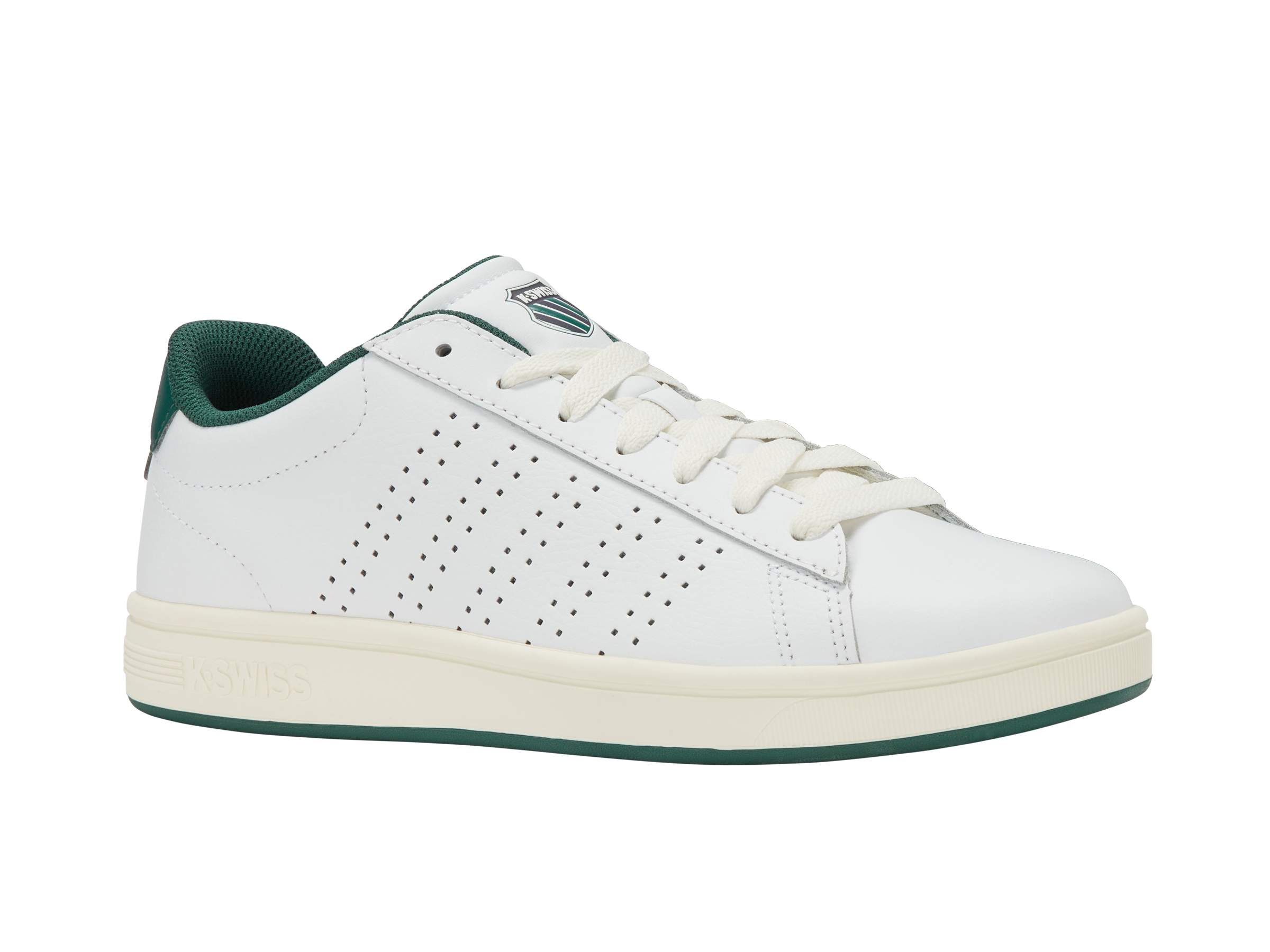 04411-108-M | COURT BASE II | WHITE/POSY GREEN
