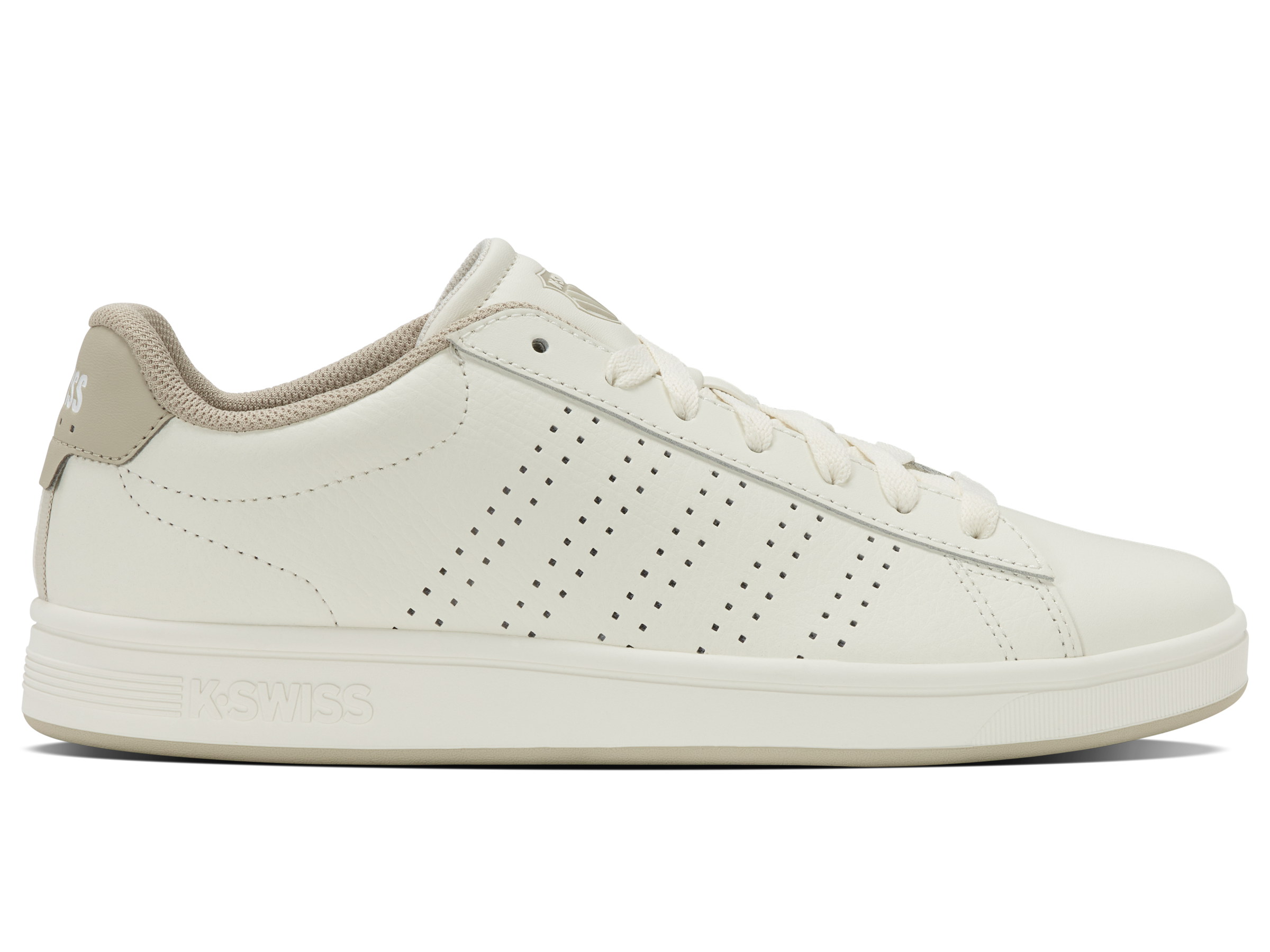 04411-127-M | COURT BASE II | SNOW WHITE/LIGHT GRAY/PEYOTE