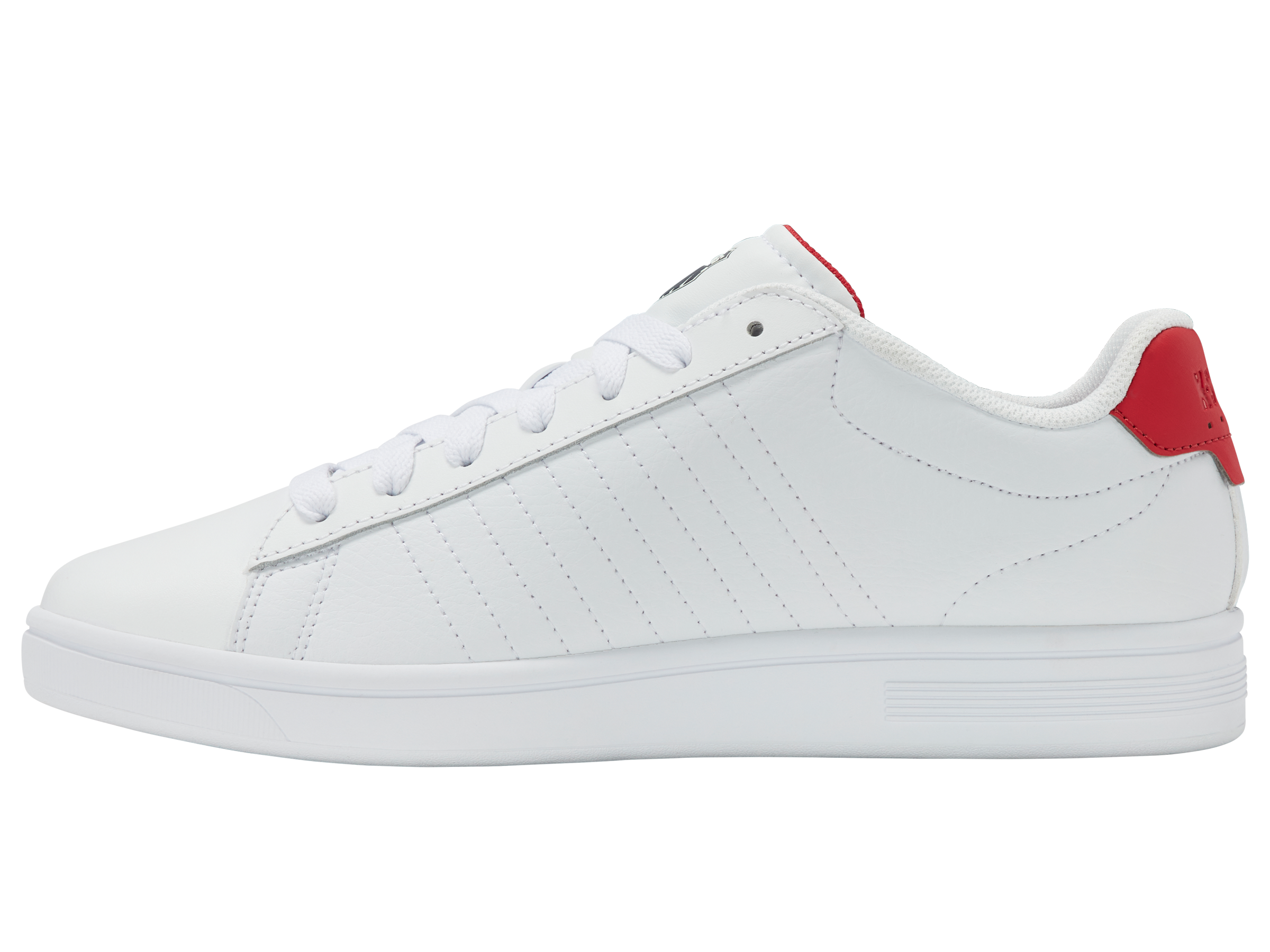 04412-128-M | COURT SHIELD II | WHITE/PEACOAT/MARS RED