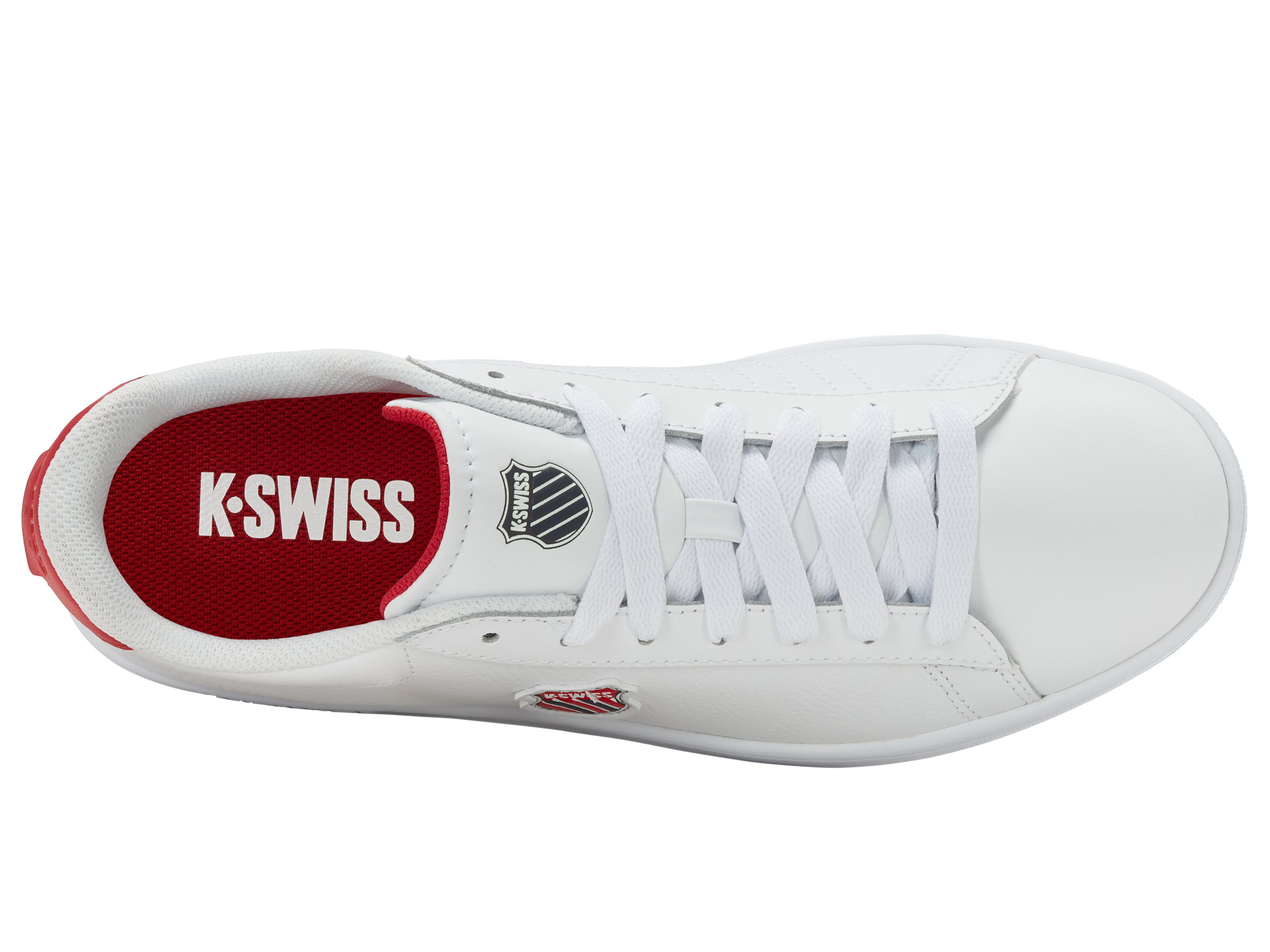 04412-128-M | COURT SHIELD II | WHITE/PEACOAT/MARS RED