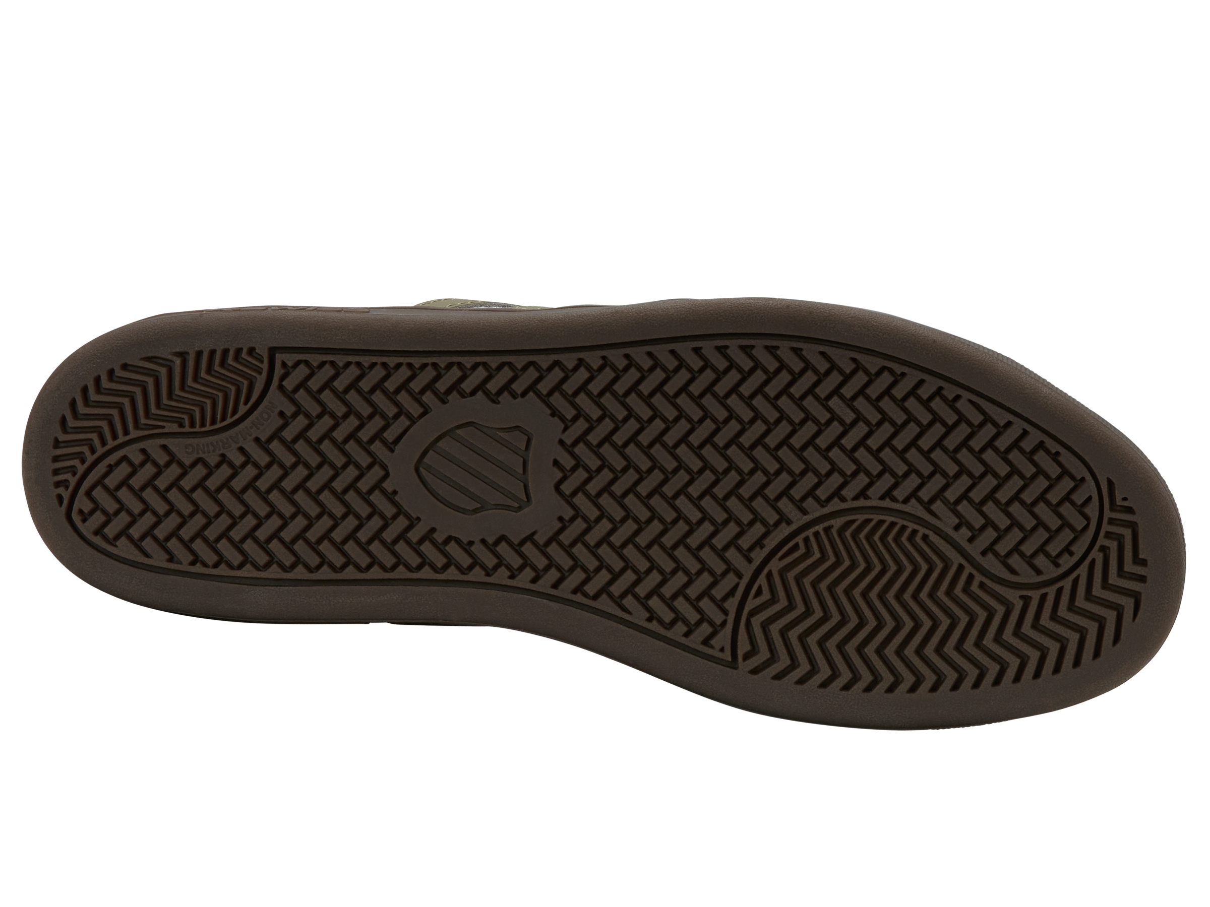 04413-125-M | COURT TIEBREAK II | WHITE/BURNT OLIVE/COLA GUM/ALFALFA