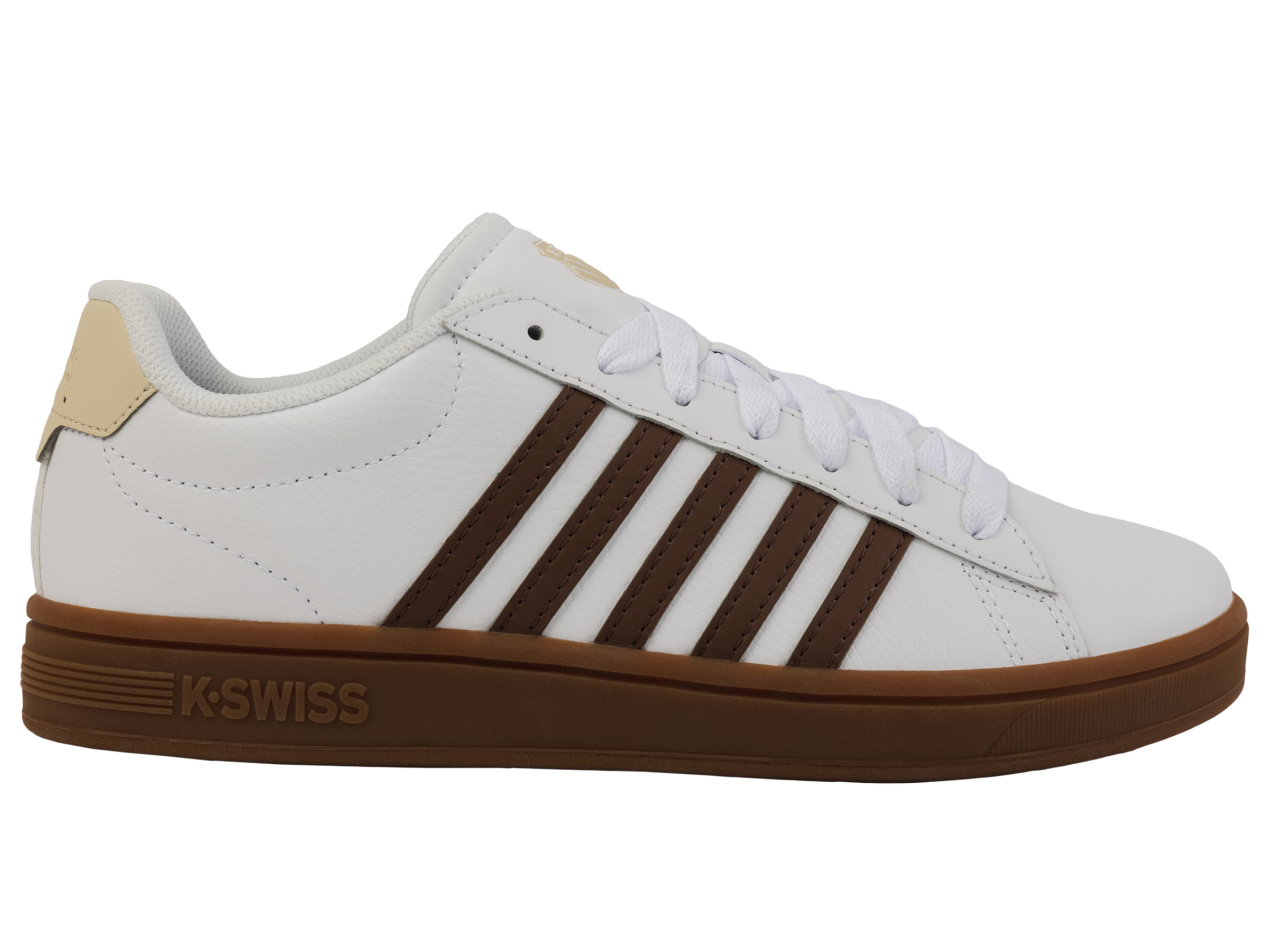 04413-126-M | COURT TIEBREAK II | WHITE/SOFT SILT/CREME BRULEE/GUM