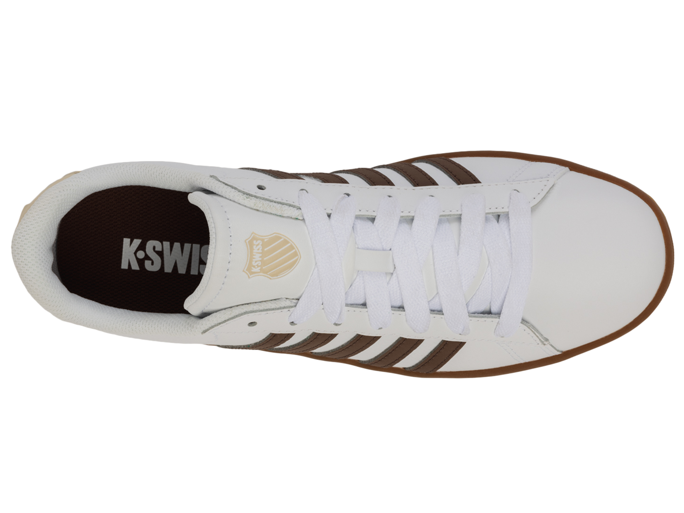 04413-126-M | COURT TIEBREAK II | WHITE/SOFT SILT/CREME BRULEE/GUM