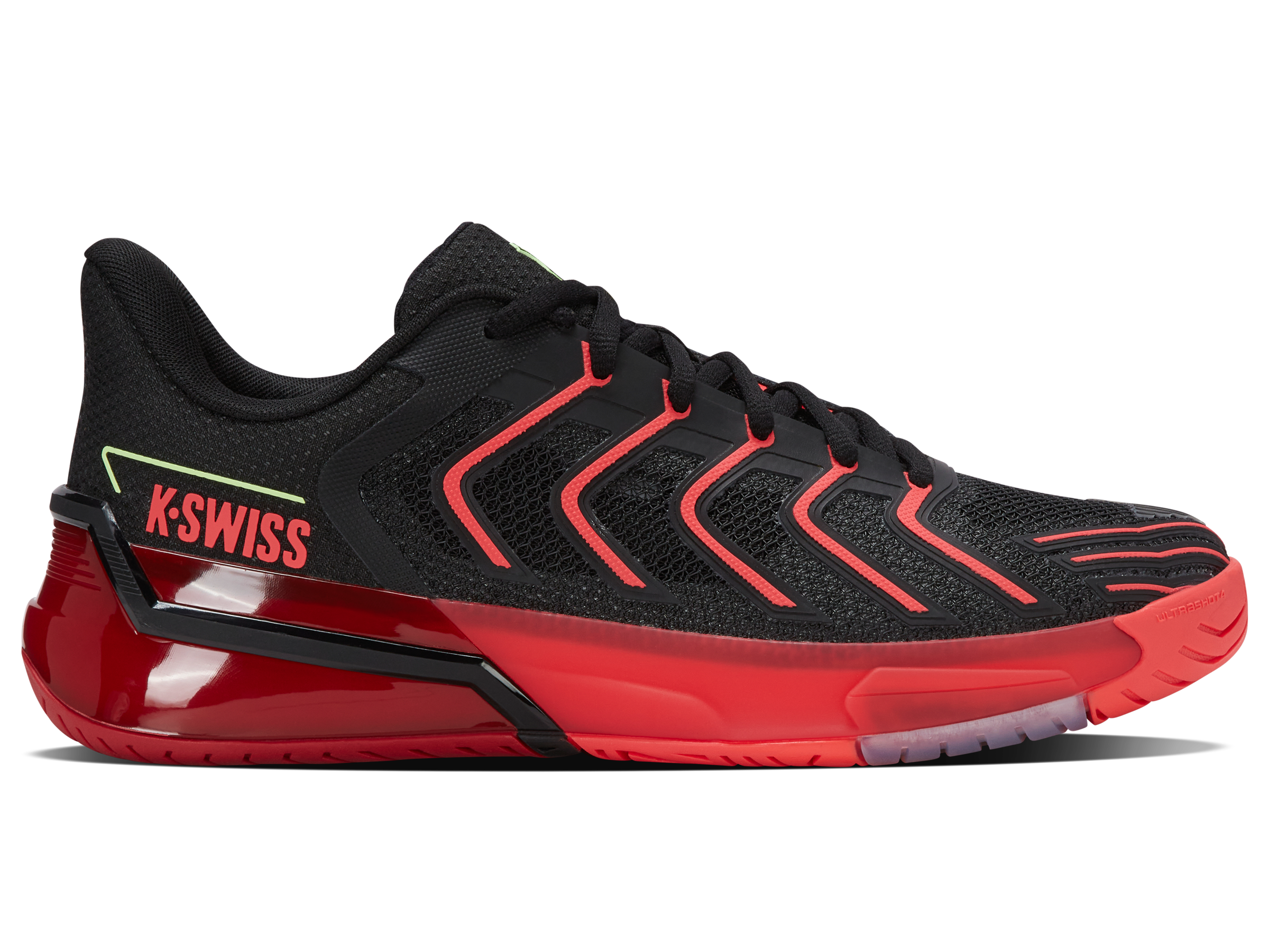 04437-059-M | ULTRASHOT 4 | BLACK/NEON LAVA/CHILI PEPPER