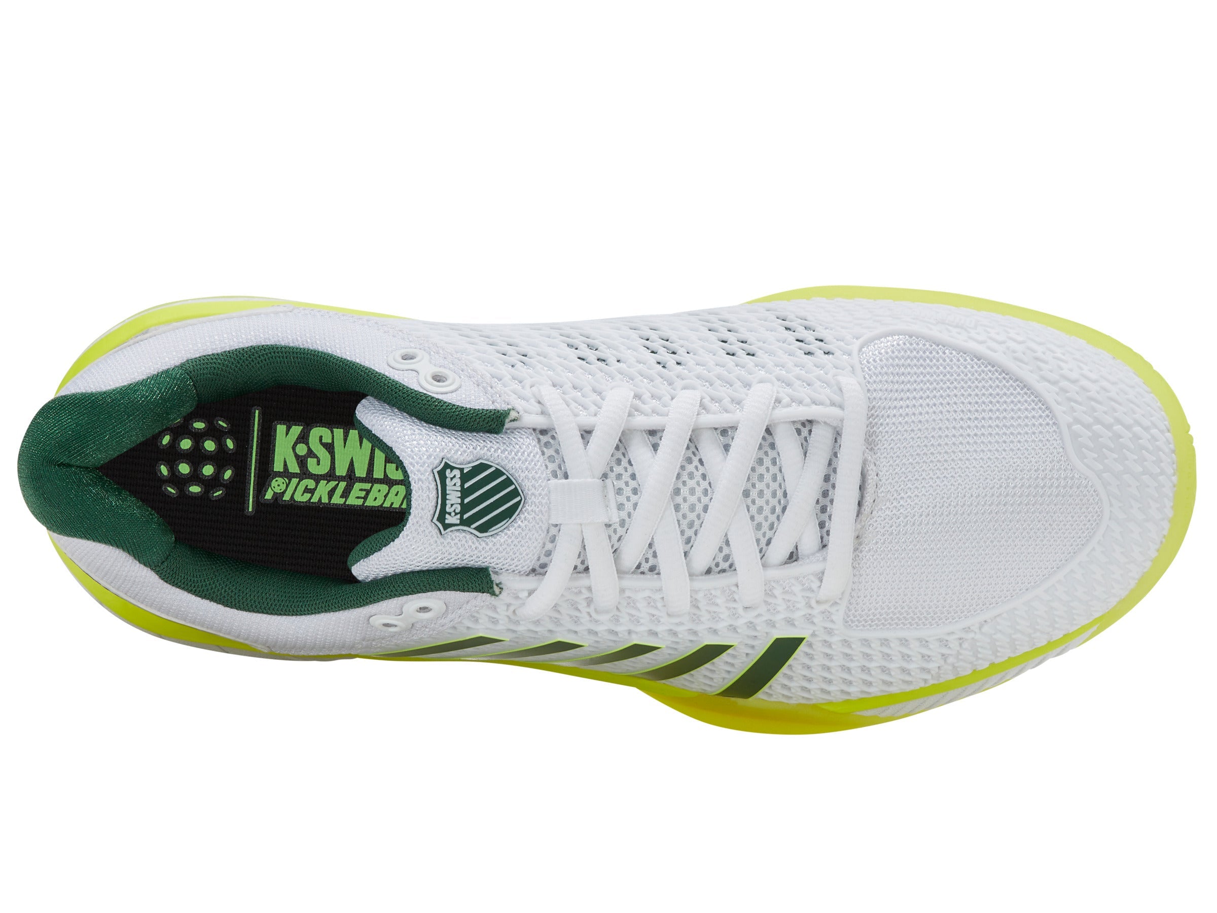 06563-121-M | EXPRESS LIGHT PICKLEBALL | WHITE/NEON LIME/EDEN