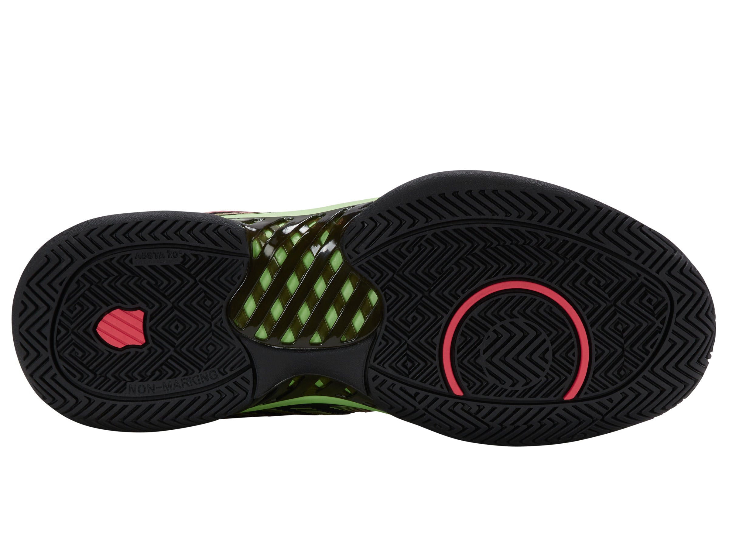 06613-011-M | HYPERCOURT EXPRESS 2 | BLACK/SOFT NEON GREEN/NEON LAVA