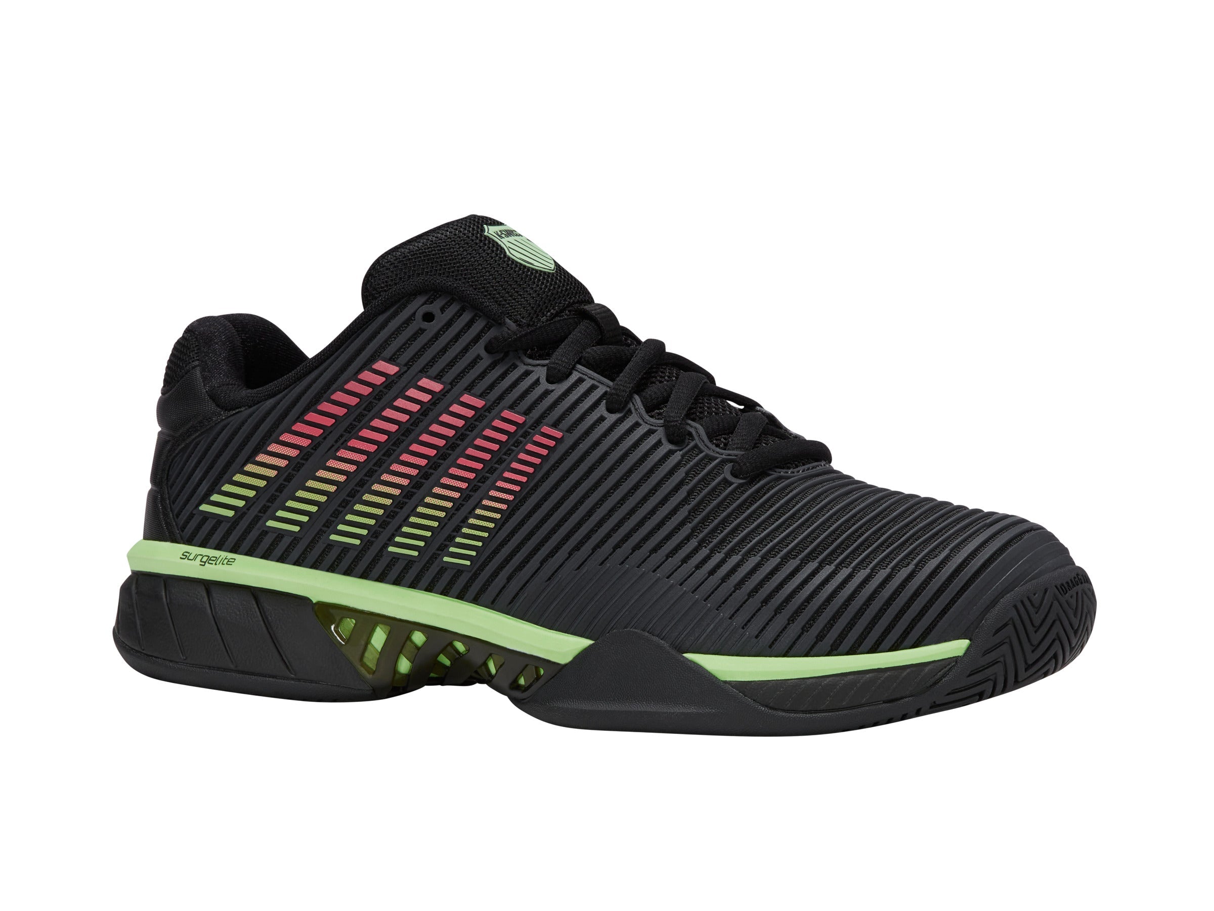 06613-011-M | HYPERCOURT EXPRESS 2 | BLACK/SOFT NEON GREEN/NEON LAVA