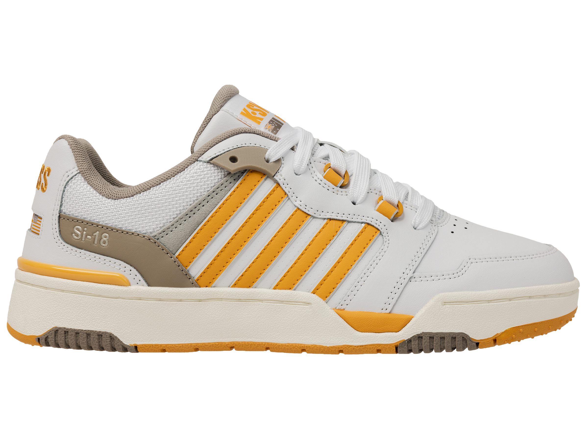 08531-124-M | SI-18 RIVAL | WHITE/TAUPE/JURASSIC GOLD/SNOW WHITE
