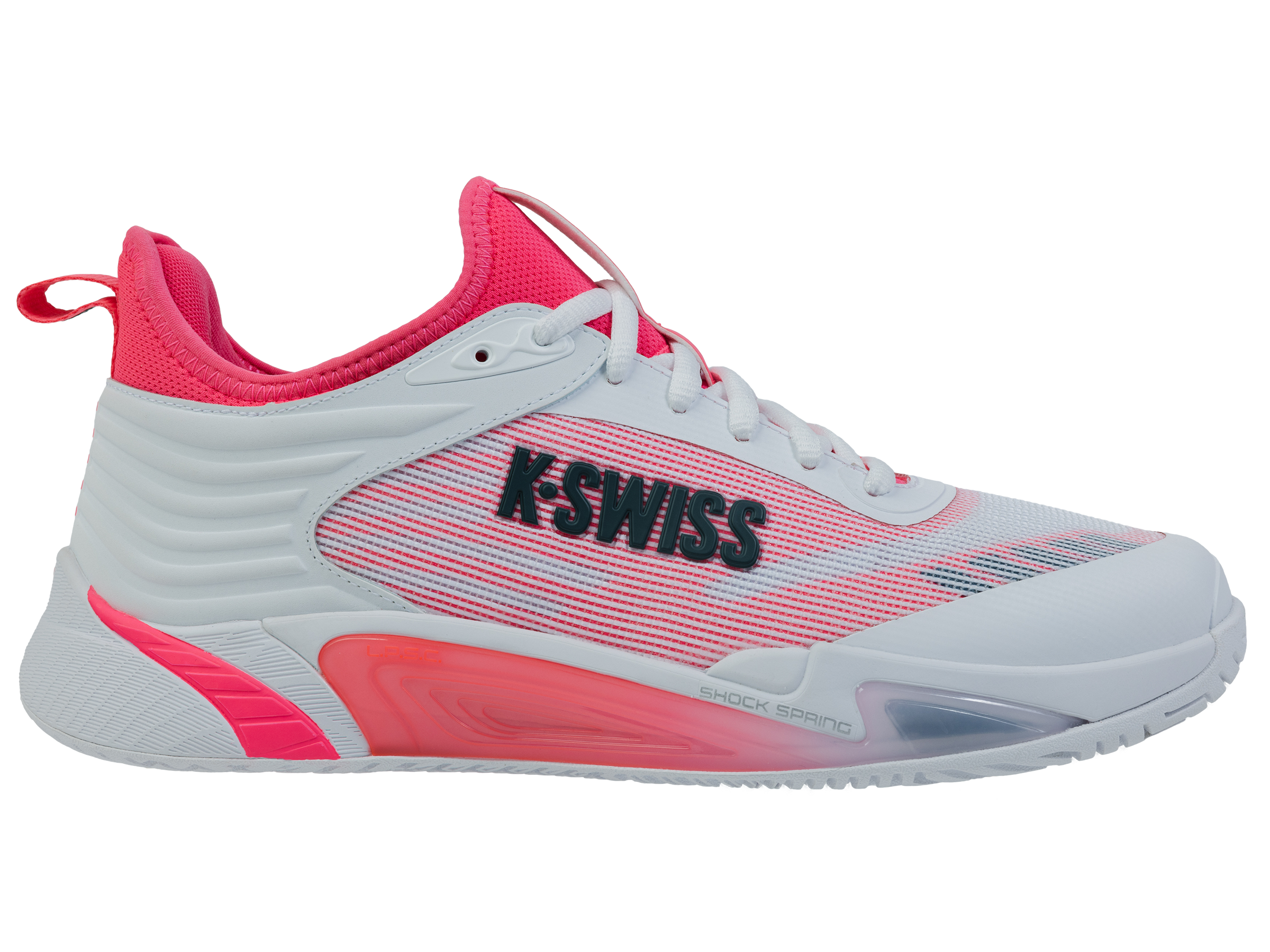 09494-106-M | HYPERCOURT PINNACLE | WHITE/NEON BLAZE/STARGAZER