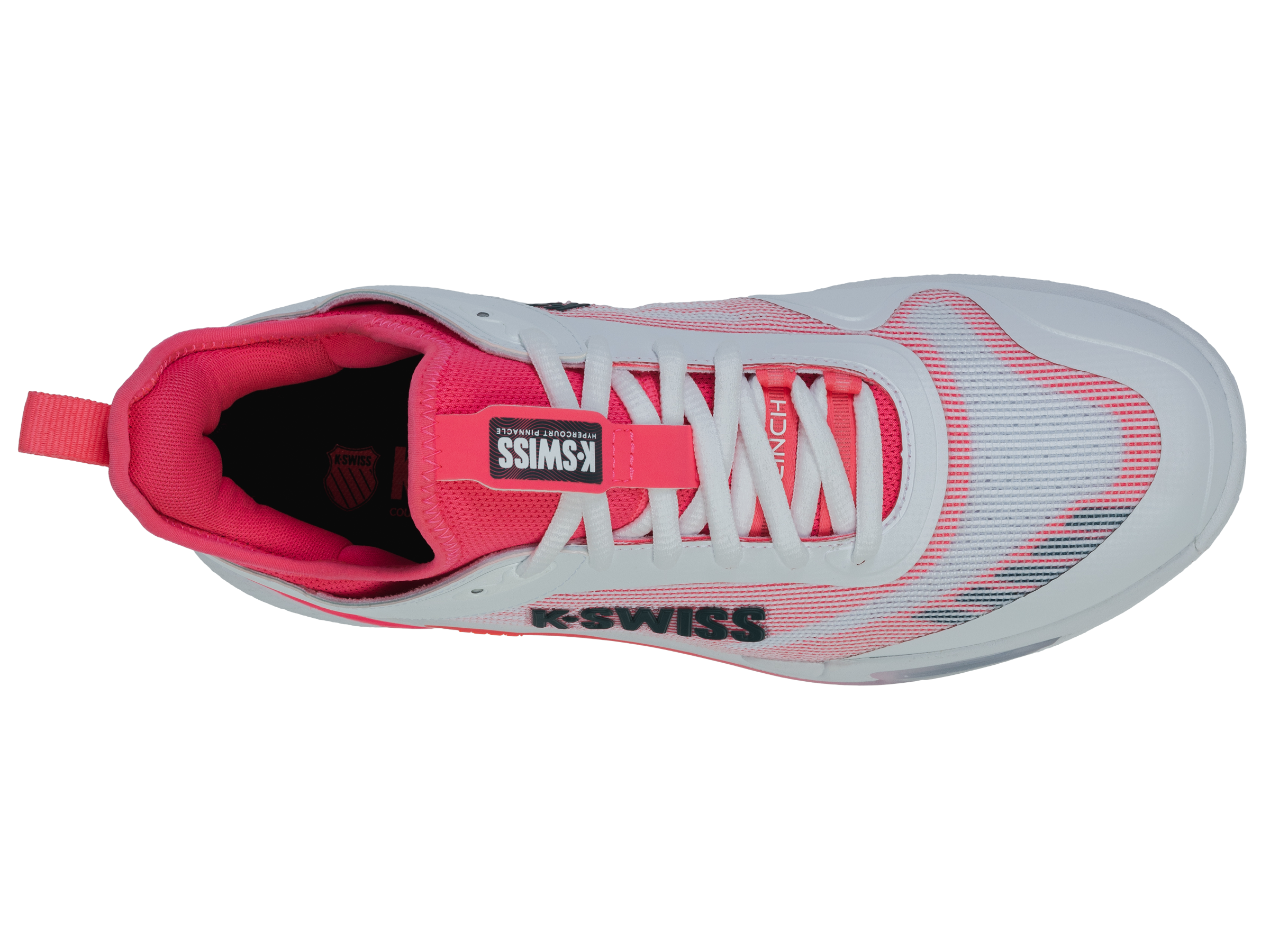 09494-106-M | HYPERCOURT PINNACLE | WHITE/NEON BLAZE/STARGAZER
