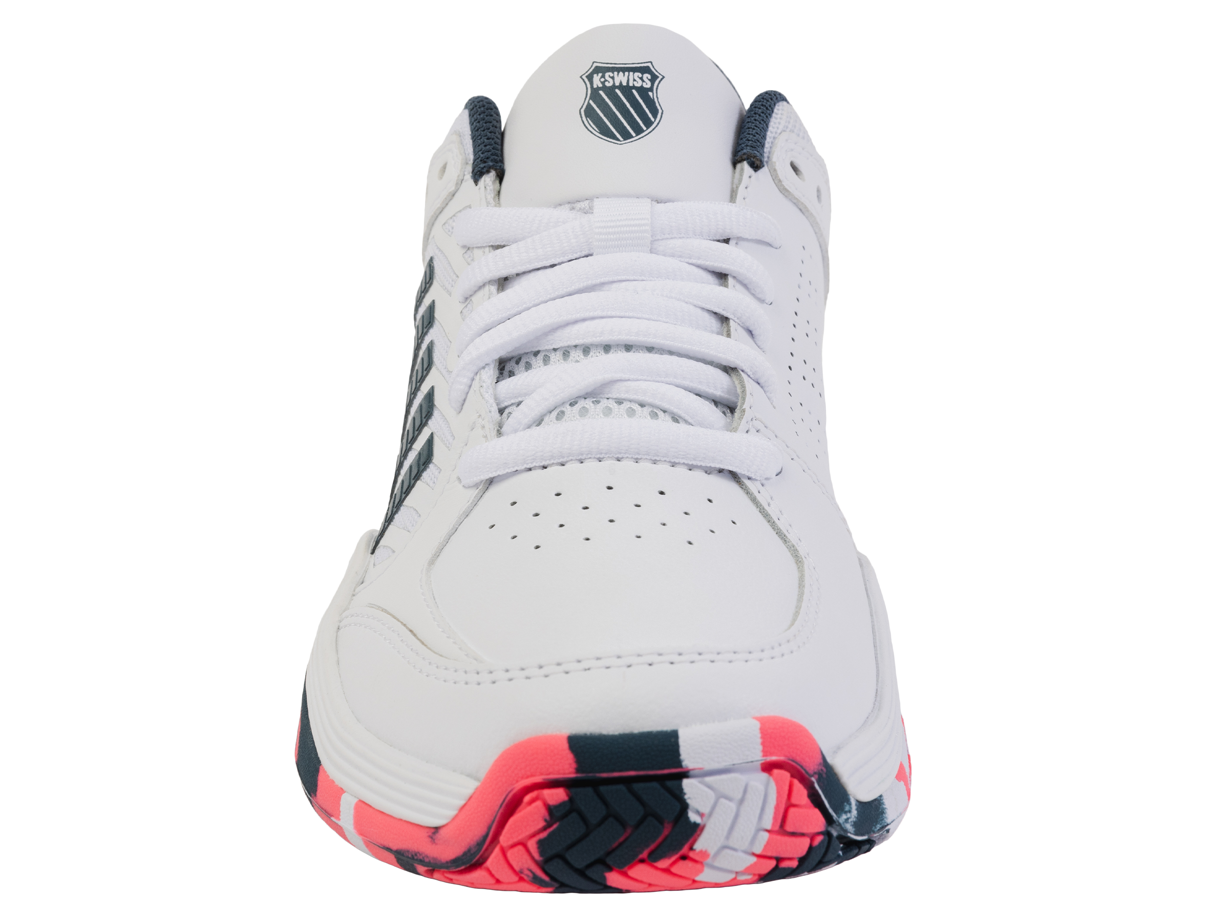 84428-129-M | COURT EXPRESS 2 | WHITE/STARGAZER/NEON BLAZE