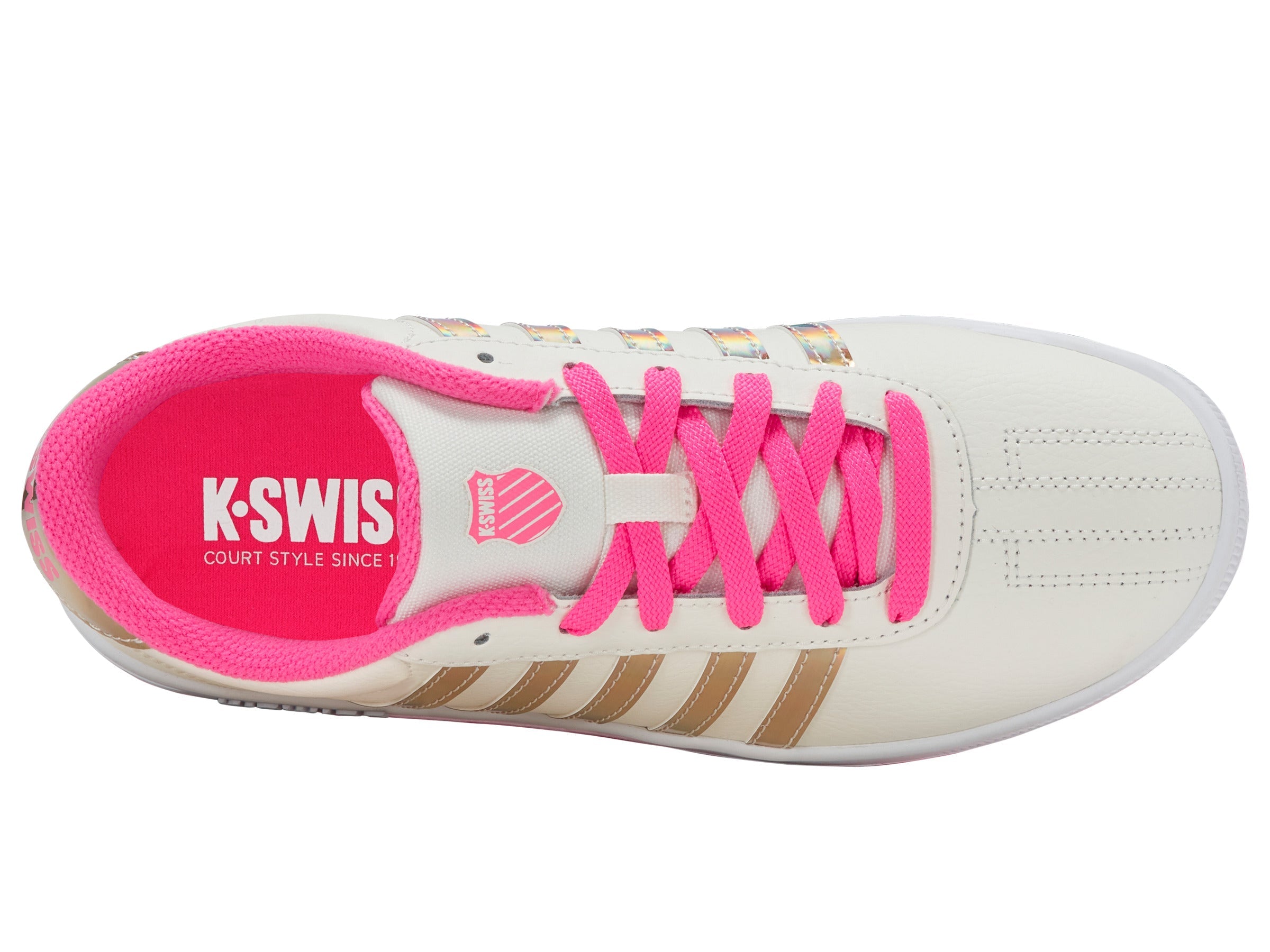 85612-174-M | CLASSIC PRO | SNOW WHITE/HOT PINK/IRIDESCENT