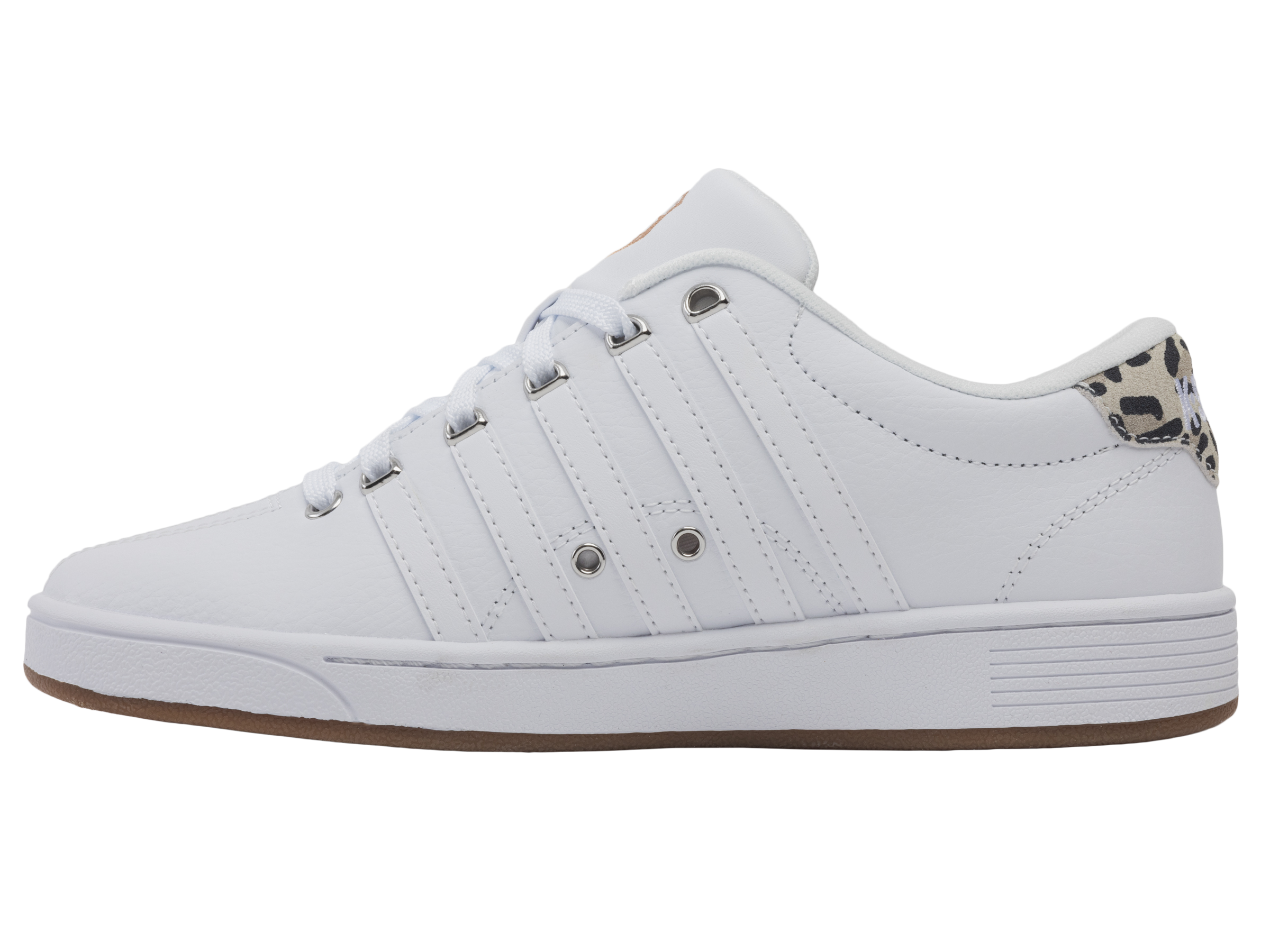 93629-139-M | COURT PRO II CMF SP | WHITE/LITE GUM/LEOPARD