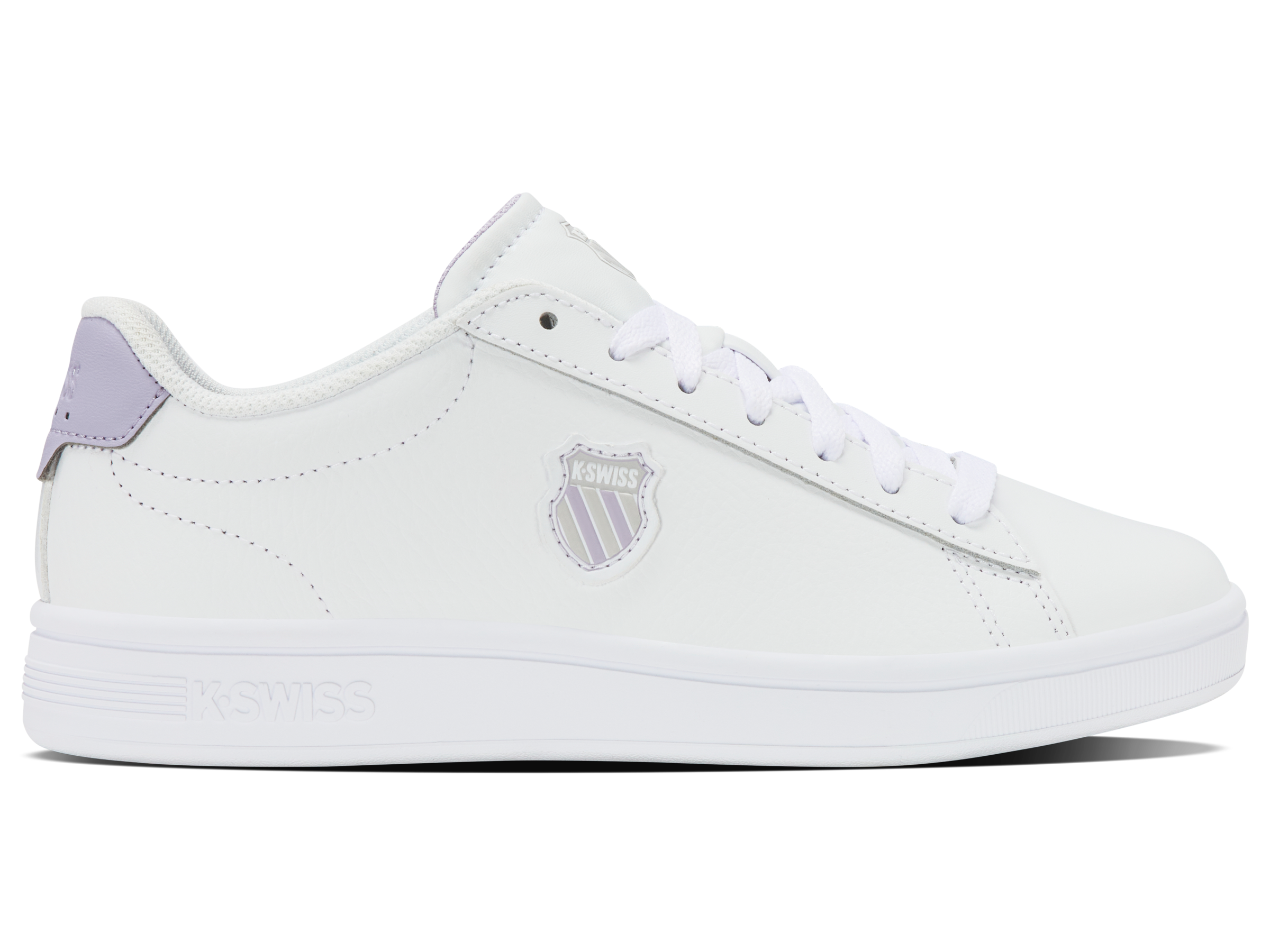 94412-155-M | COURT SHIELD II | WHITE/OYSTER MUSHROOM/LILAC