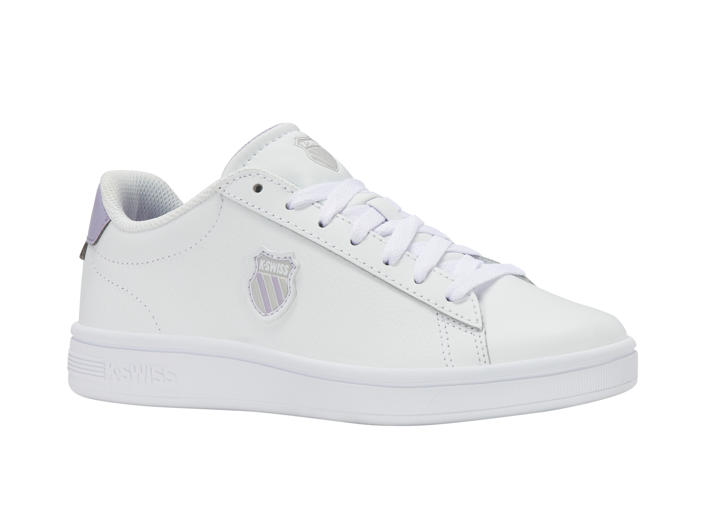 94412-155-M | COURT SHIELD II | WHITE/OYSTER MUSHROOM/LILAC