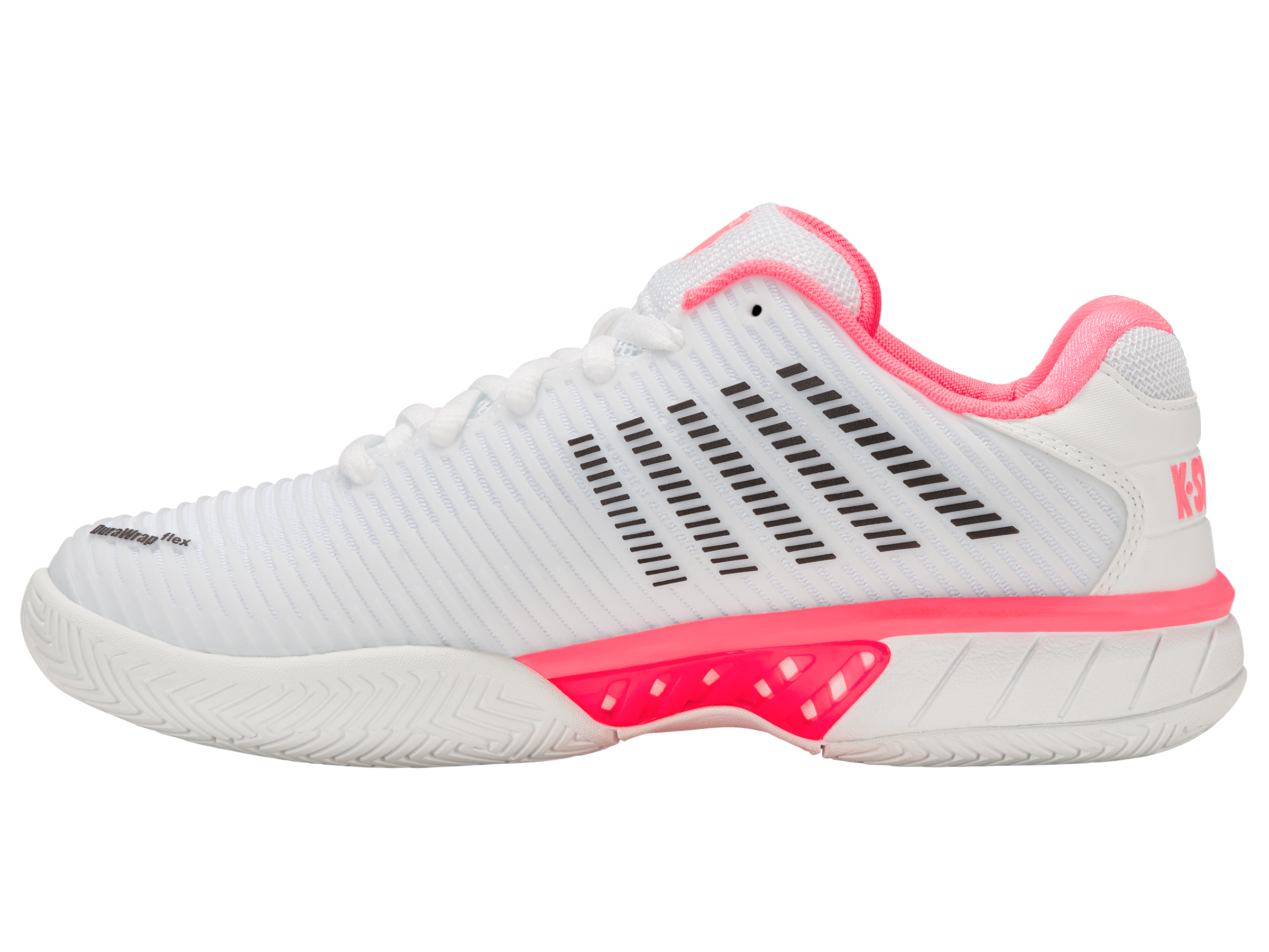 96613-173-M | HYPERCOURT EXPRESS 2 | WHITE/NEON PASTEL PINK/BLACK