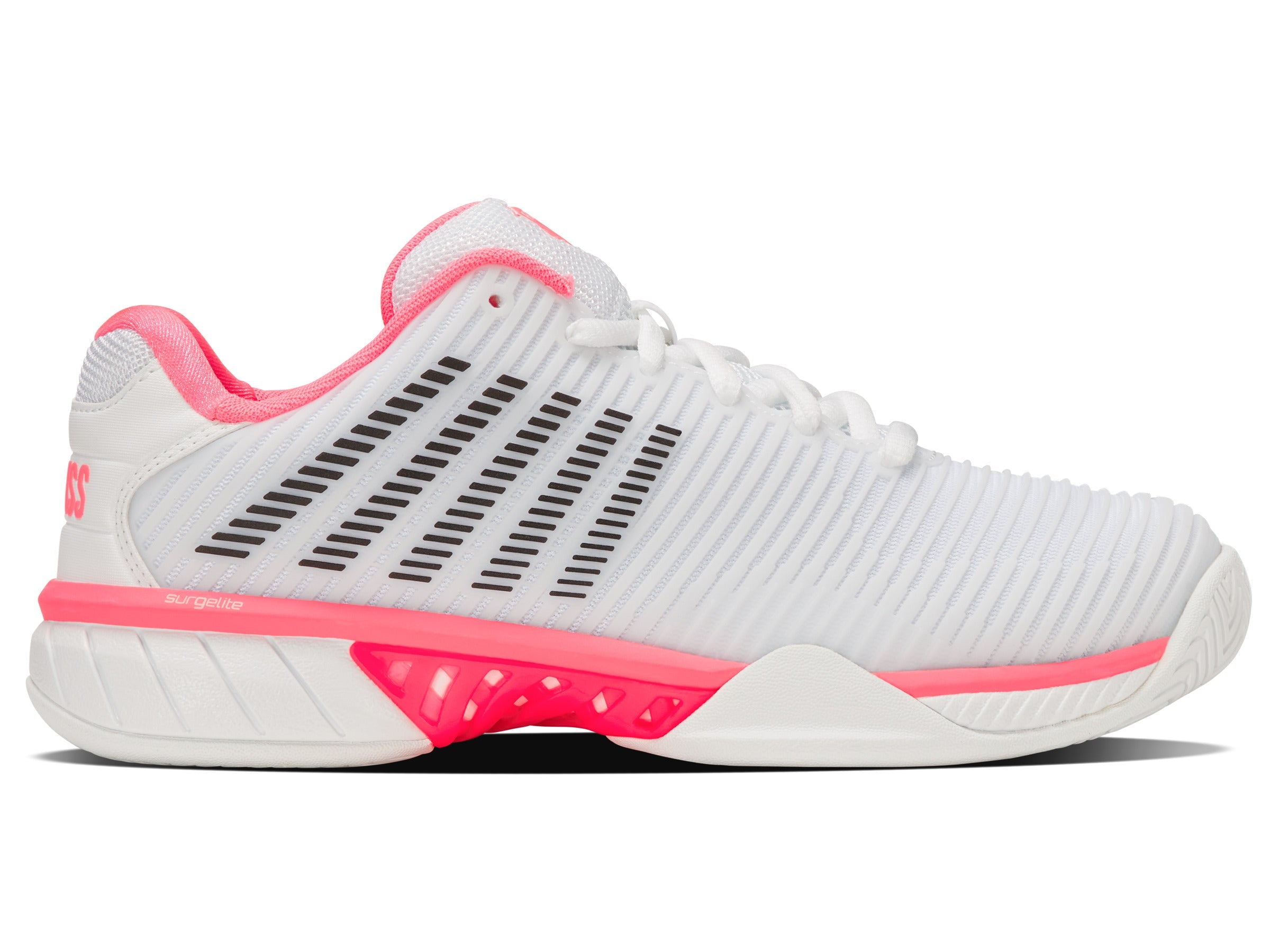 96807-178-W | HYPERCOURT EXPRESS 2-WIDE | WHITE/NEON PASTEL PINK/BLACK