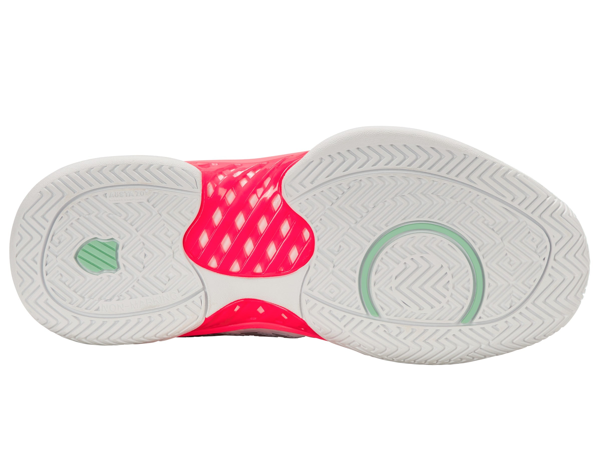 96807-178-W | HYPERCOURT EXPRESS 2-WIDE | WHITE/NEON PASTEL PINK/BLACK