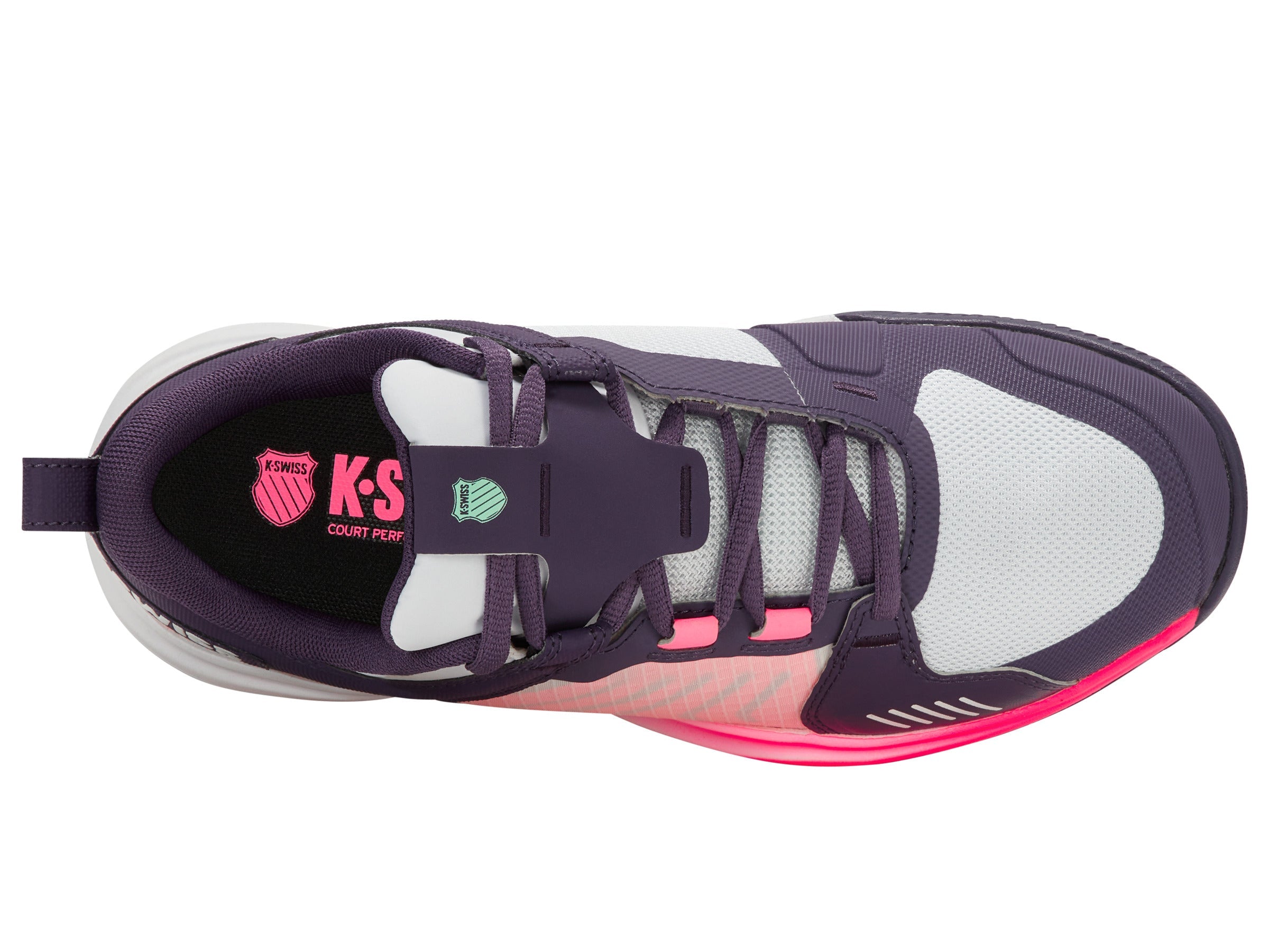 97395-593-M | ULTRASHOT TEAM | PURPLE PLUMERIA/WHITE/NEON PASTEL PINK