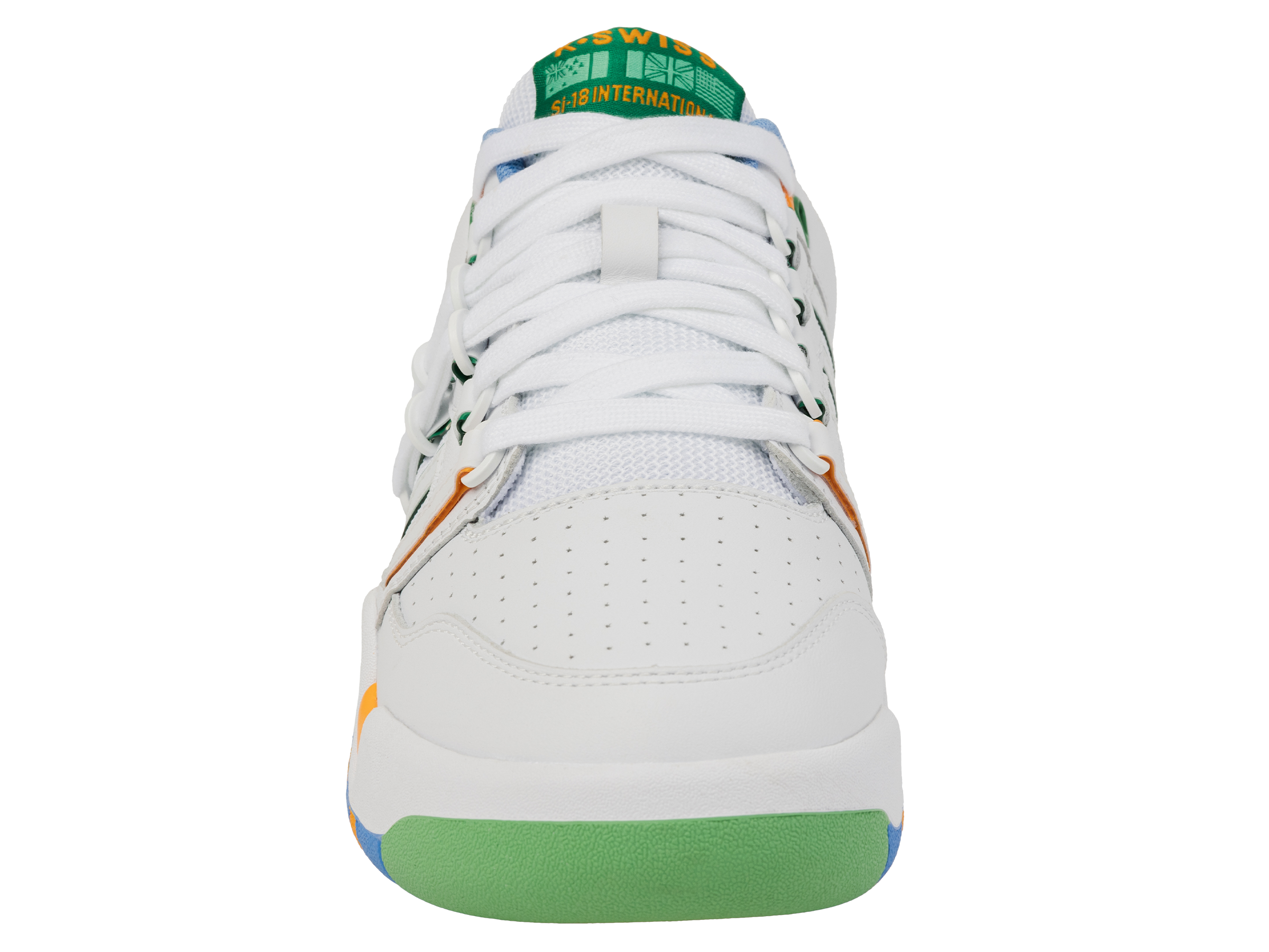 99280-114-M | SI-18 | WHITE/LITTLE BOY BLUE/BRIGHT MARIGOLD/GREEN TABOUR