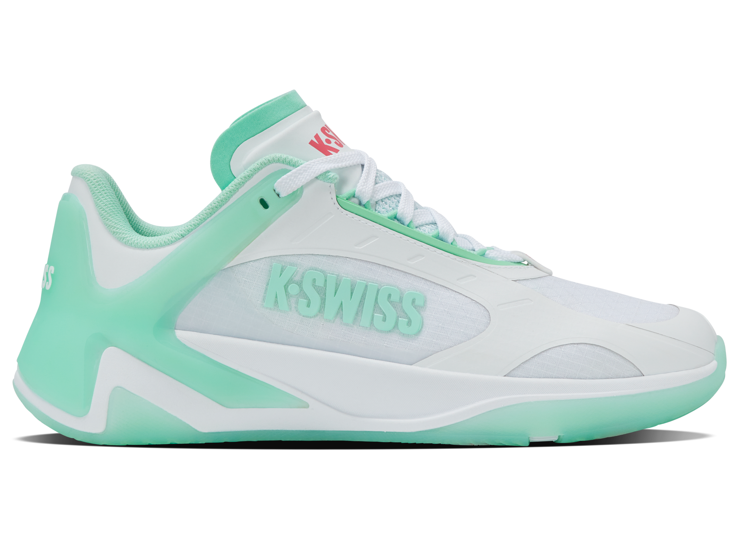 99491-177-M | K-FRAME PICKLEBALL | WHITE/NEON MINT/HOT NEON PINK