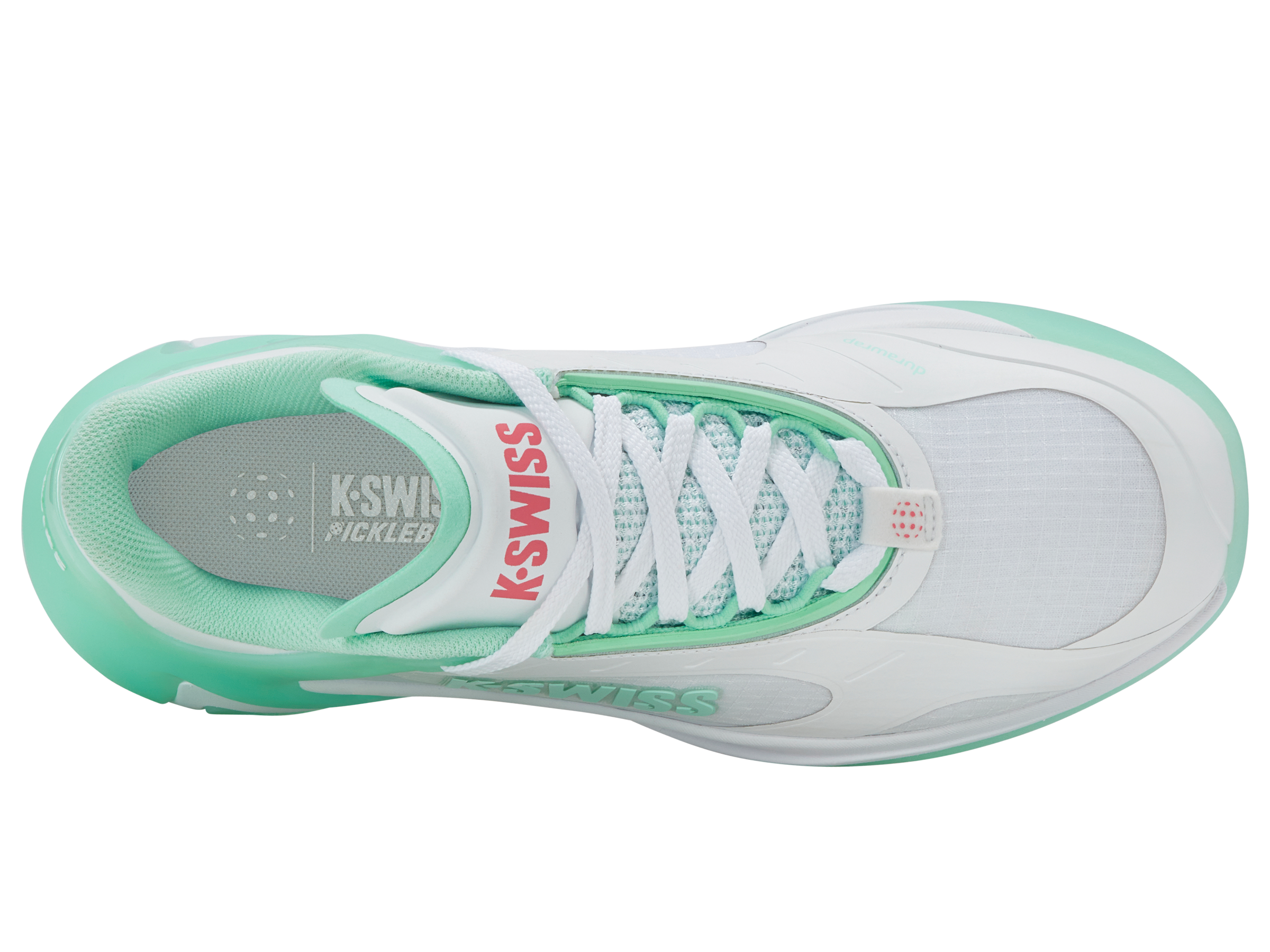 99491-177-M | K-FRAME PICKLEBALL | WHITE/NEON MINT/HOT NEON PINK